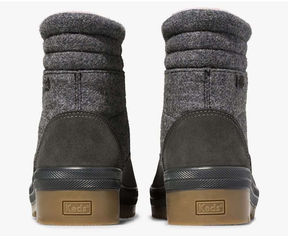 Botas Keds Mujer Gris Oscuro - Camp Water-Resistant W/ Thinsulate™ - 652-QYNITD